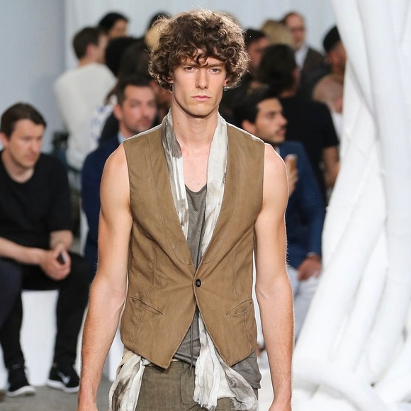 John Varvatos Collection Cutaway Vest. Size Eu 48 USA 38
